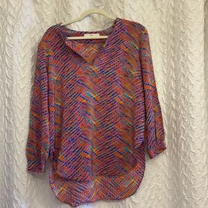 Amanda Uprichard colorful blouse